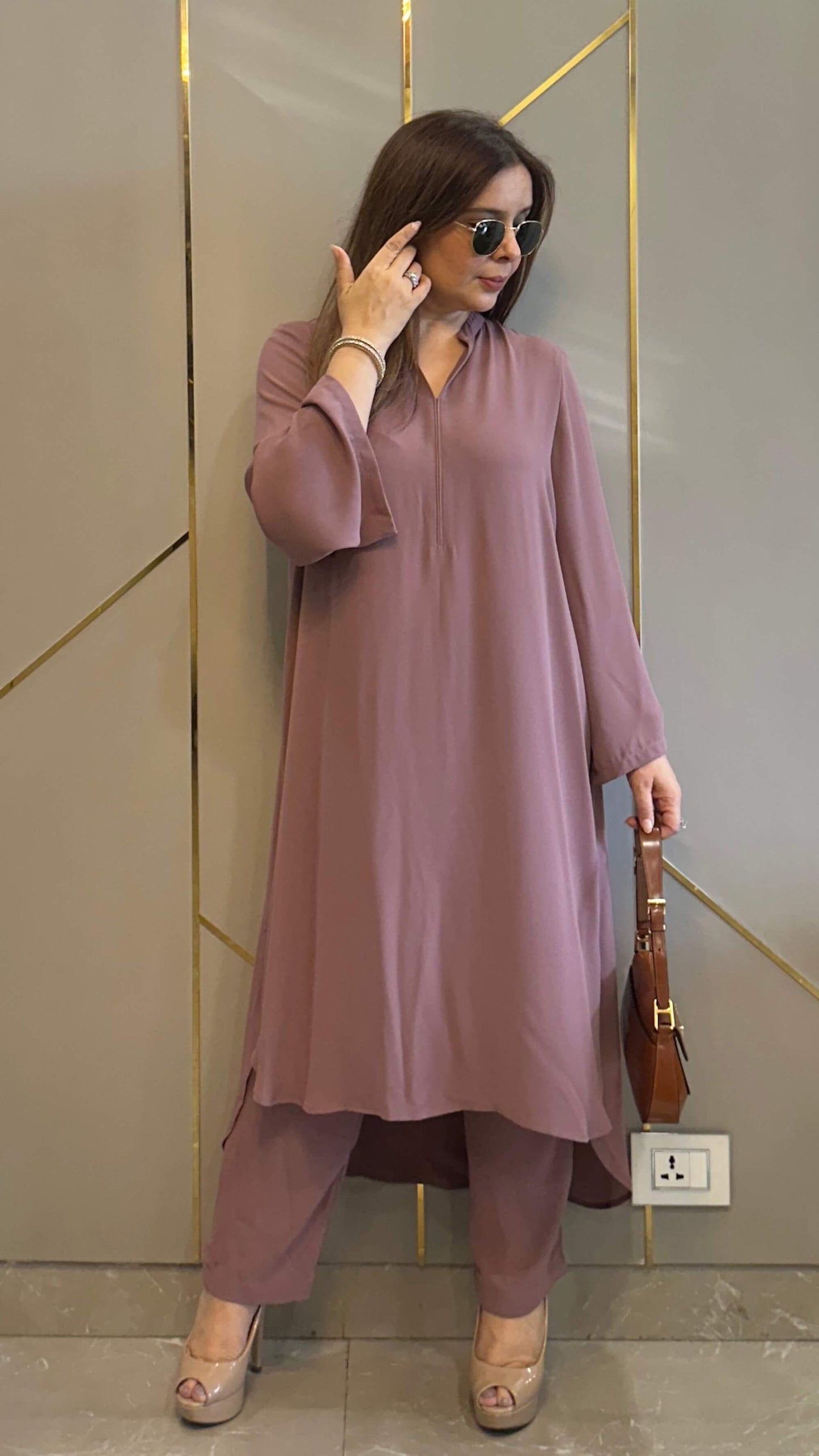 Lilac Royal Fig Co-ord Set