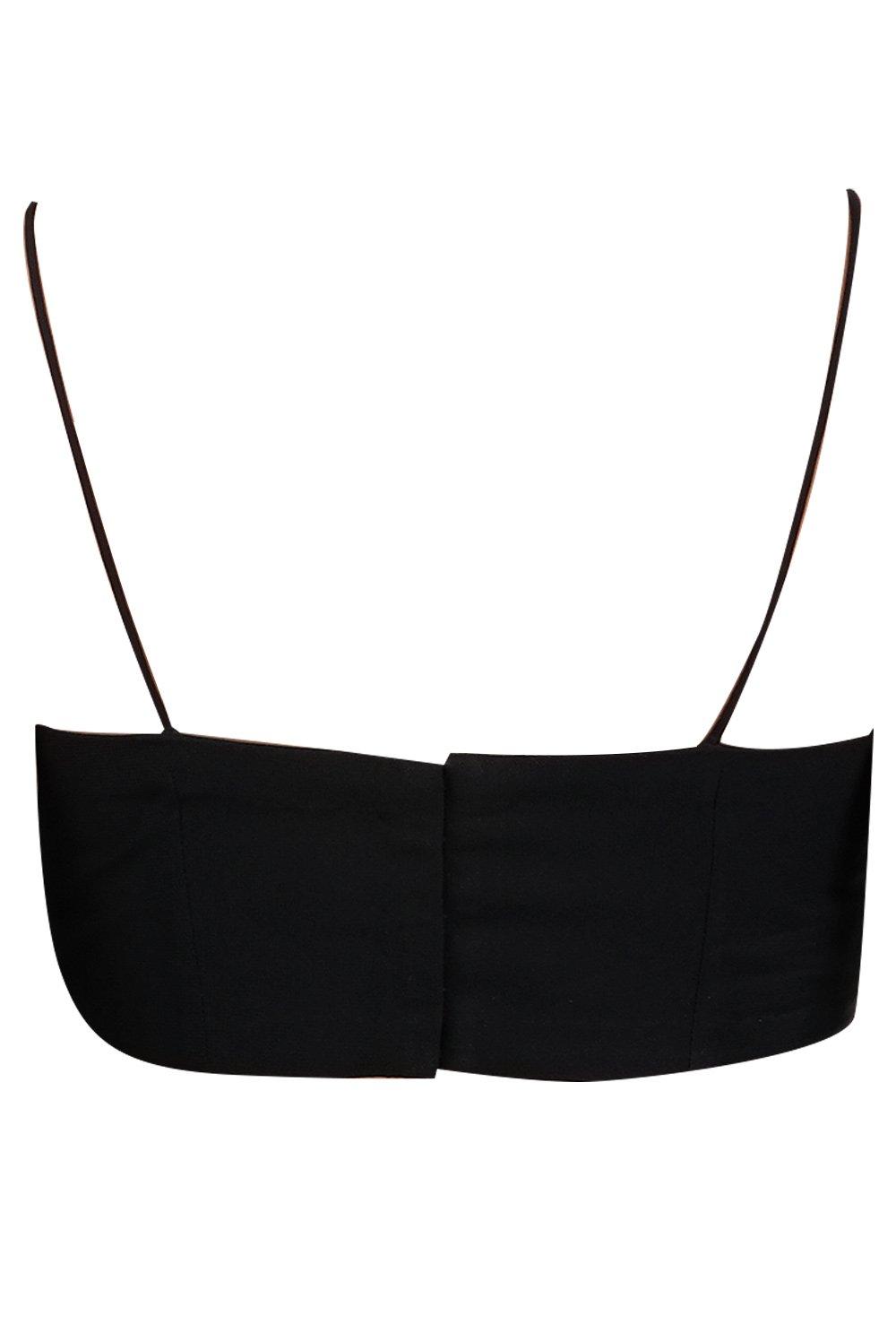 Black Draped Pants Saree - kylee