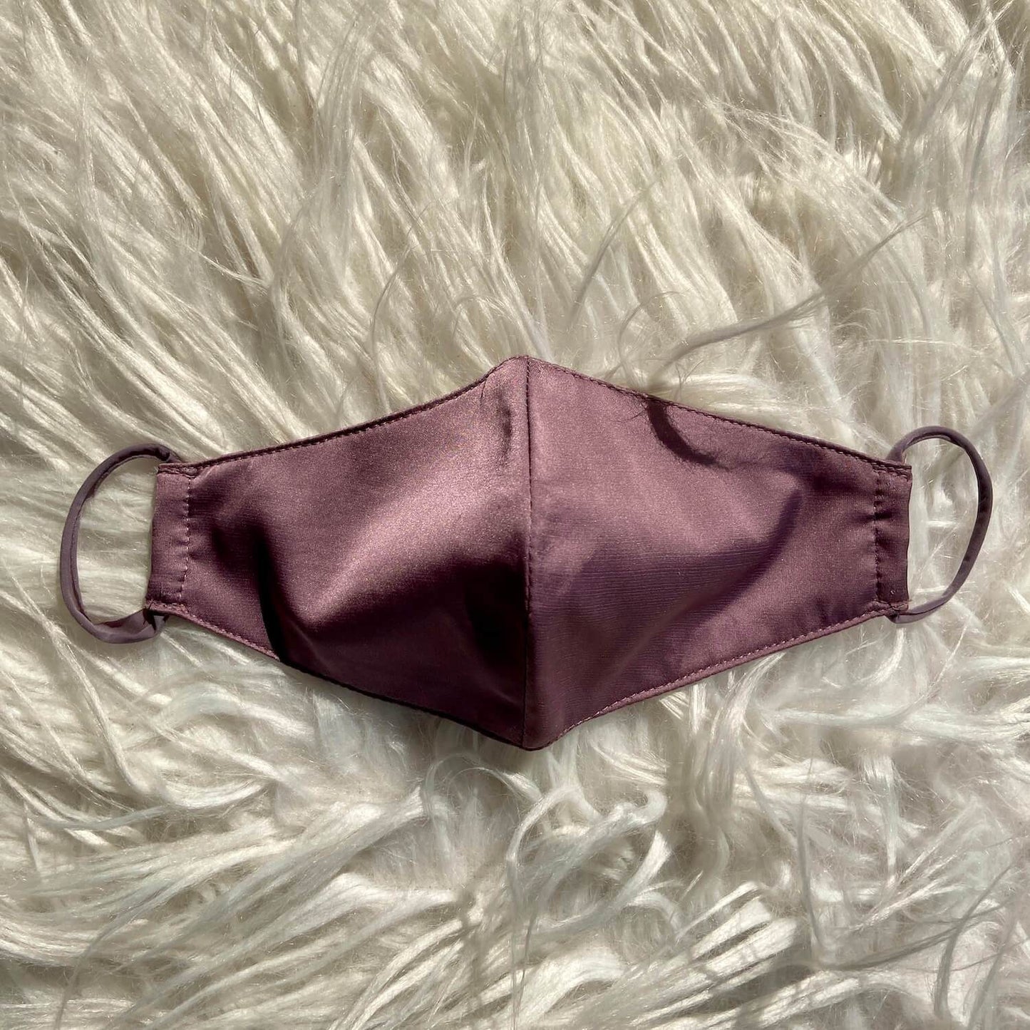 Satin Silk Mask (Glistening Mauve) - kylee