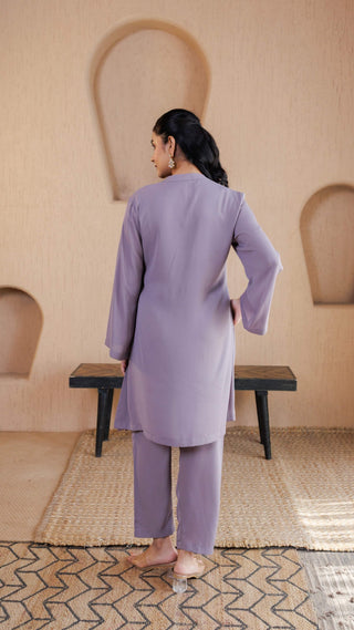 Mauve Zoya Co-ord Set