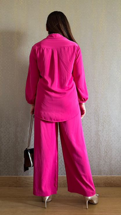 Hot Pink Travel Co-ord Set