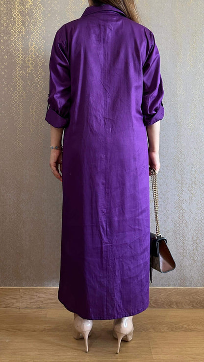 Purple Oversized Sitara Shirt