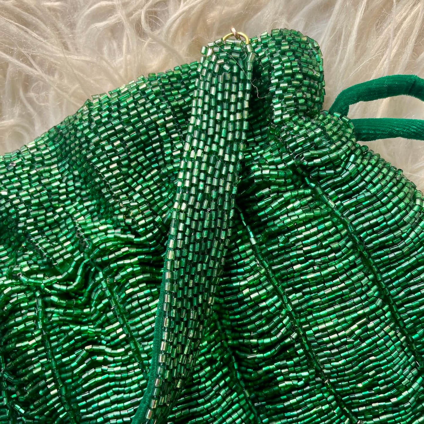 Emerald Green Embellished Potli