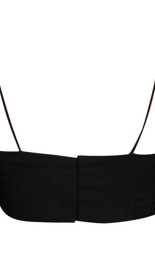 Black Draped Pants Saree
