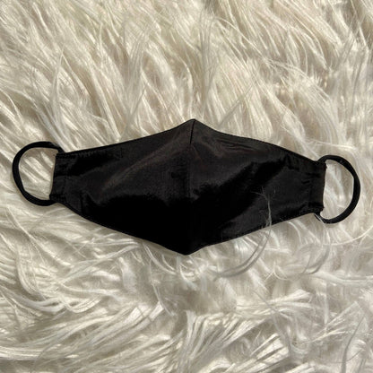 Satin Silk Mask (Noir Black) - kylee