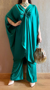 Emerald Green Flowy Co-ord Set