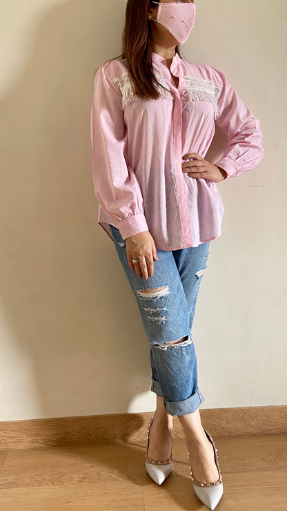 The Maya Pink Shirt - kylee