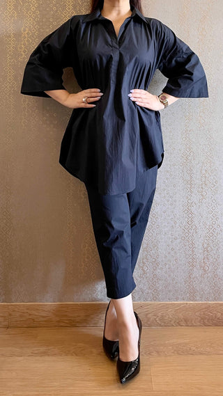 Jet Black Co-ord Set
