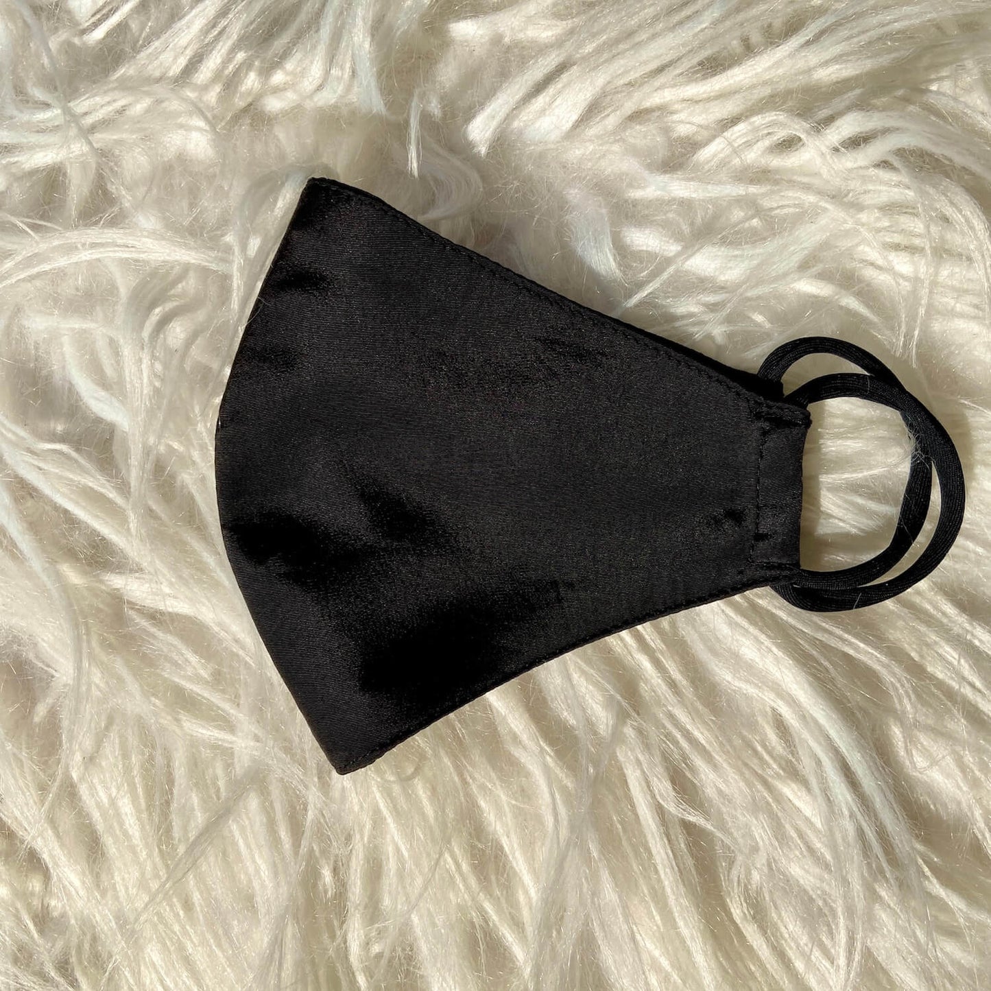 Satin Silk Mask (Noir Black) - kylee