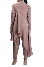 Load image into Gallery viewer, Dusty Rose Flared Tunic with Pants - kylee

